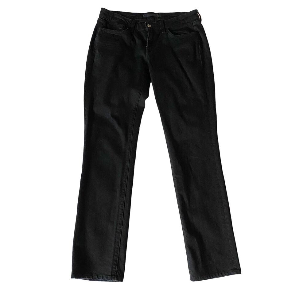 J Brand OP Jett Black Jeans Curvy Fit Cigarette Leg Womens SIze 32